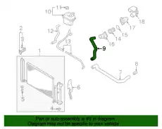 HOSE,WATER GY01-15-18YA MAZDA