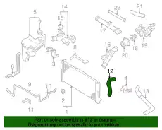 HOSE,WATER KLG4-15-186 MAZDA