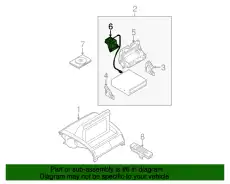 ANTENNA,G.P.S. BP4K-66-DY0 MAZDA