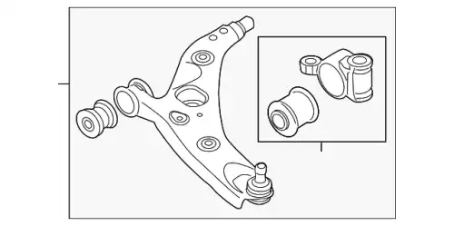 Рычаг подвески MAZDA KB7W-34-350A