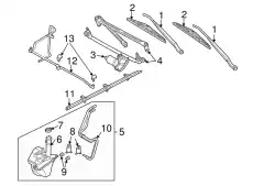 ARM,WIPER DRIVERS SI ECT1-67-321 MAZDA