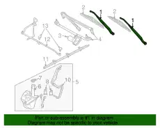 ARM,WIPER-DRIVER SID EC01-67-321 MAZDA