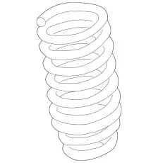 SPRING(R),COIL-FRONT GS4H-34-011A MAZDA