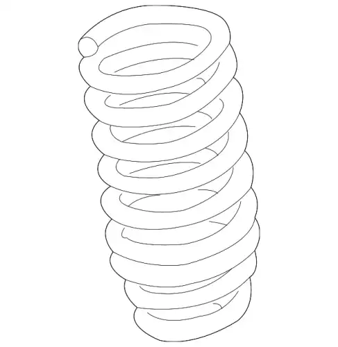 SPRING(R),COIL-FRONT GS4H-34-011A MAZDA