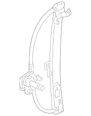 ARM/BASE WNDOW B25F-59-590 MAZDA