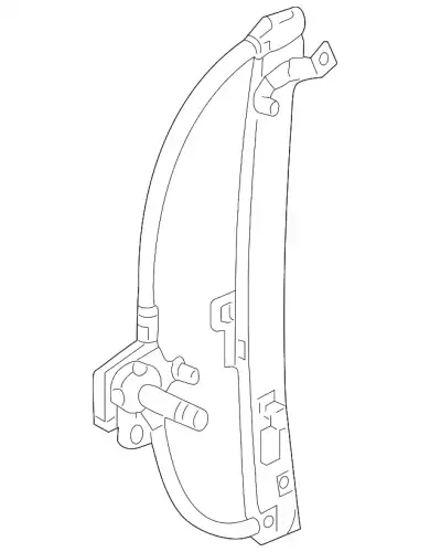 ARM/BASE WNDOW B25F-59-590 MAZDA