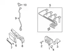 IGNITION COIL FP39-18-10XD-9U MAZDA