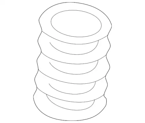 SPRING,COIL-REAR LC70-28-011A MAZDA