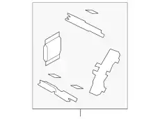 ATTACHMENT,PAD-REAR D1Y1-26-49Z MAZDA