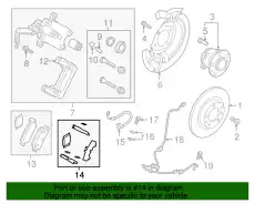 ATTACHMENT,PAD-REAR D1Y1-26-49Z MAZDA