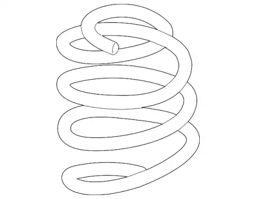 SPRING,FRT COIL KB8C-34-011A MAZDA