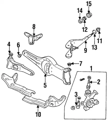 JOINT SET, AXLE FRT ZZM1-33-051 MAZDA