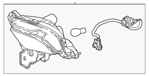 LAMP(L),F.TURN DB4G-51-360A MAZDA