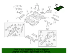 Подкрылок MAZDA B37F-56-A9XD