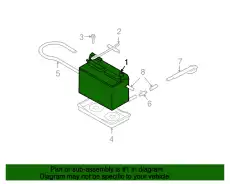 BATTERY 0000-80-0MX5-WB MAZDA