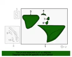 LAMP(L),TRUNK LID KA0G513G0 MAZDA