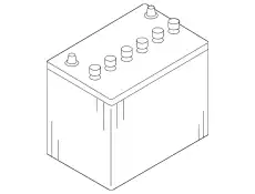 BATTERY 0000-80-124F-WB MAZDA