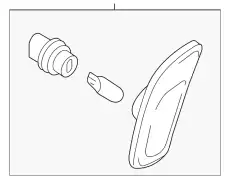 LAMP(R),SIDE TURN NE55-51-5E0A MAZDA