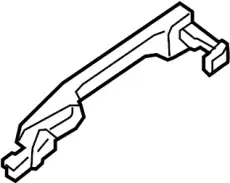 LEVER(L),OUTER HANDLE KD475941XF50 MAZDA