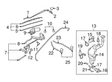 TANK, WASHER FRT BN8F-67-480C MAZDA