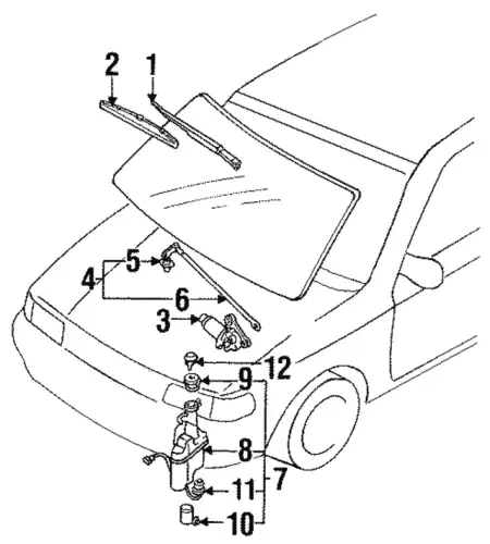 TANK, WASHER FRT B455-67-480A MAZDA