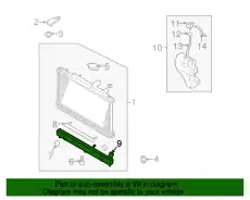 TANK,RADIATOR-LOWER L33L-15-V11 MAZDA
