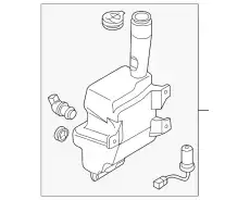 TANK,WASHER-FRONT GP9A-67-480B MAZDA