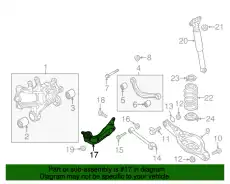 LINK(R),TRAILING B63B-28-200A MAZDA