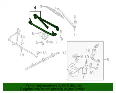 LINK,WIPER ZZD1-76-657 MAZDA