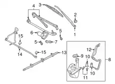 LINK,WIPER ZZD1-76-657 MAZDA