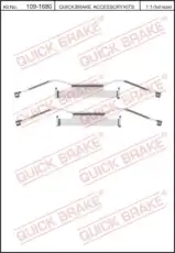 ремк-т торм.колодок пер.\ VW T5/Multivan all 03> 16' 109-1680 QUICK BRAKE