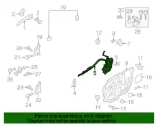 LOCK(L),DOOR CG36-59-310A MAZDA