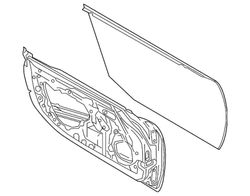 BODY(L),FRONT DOOR N2Y0-59-02XD MAZDA