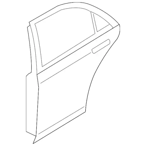 BODY(L),REAR DOOR EGY1-73-02XM MAZDA
