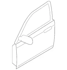 BODY(R),FRONT DOOR EGY1-58-02XR MAZDA