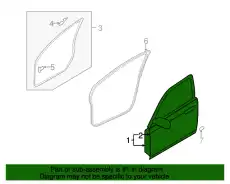 BODY(R),FRONT DOOR EGY1-58-02XR MAZDA