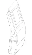 BODY(R),REAR DOOR 1F60-72-010 MAZDA