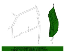 BODY(R),REAR DOOR 1F60-72-010 MAZDA