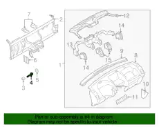 BOLT 9YA0-21-21DA MAZDA