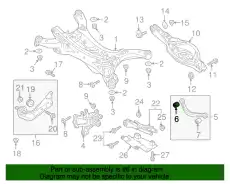BOLT,ADJUST-SUB FRAME TK4828480 MAZDA