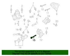 BOLT,FLANGE 9YA0-2A-211A MAZDA