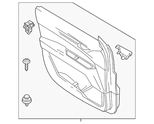 TRIM LT, DOOR RR K12368550C02 MAZDA