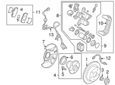 BOLT,HUB GK2G-33-062 MAZDA