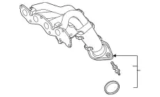 Прокладка коллектора MAZDA L327-13-450F