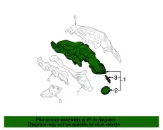 Прокладка коллектора MAZDA L327-13-450F