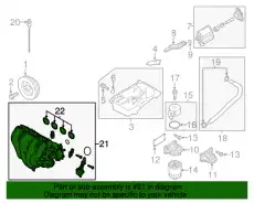 MANIFOLD,INLET L538-13-100C MAZDA
