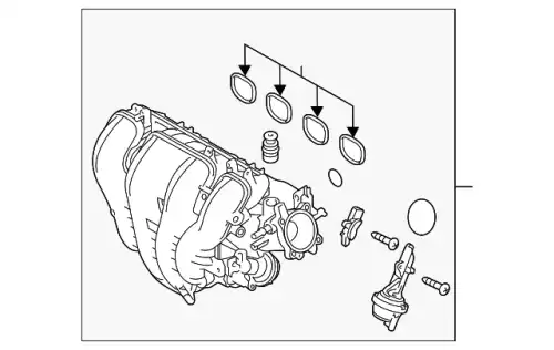 MANIFOLD,INLET L538-13-100C MAZDA