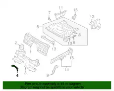 BRACKET NA01-53-819 MAZDA