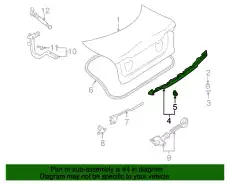 BRACKET T001-51-BR0C MAZDA