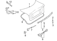 BRACKET T001-51-BR0C MAZDA
